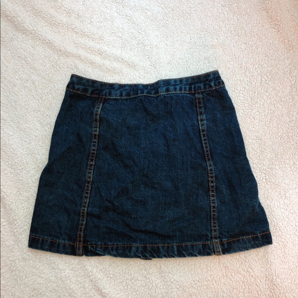 Top shop jean button up skirt - Picture 2 of 4